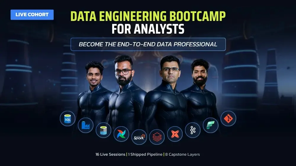 Live Data Engineering Bootcamp for Analysts by Codebasics